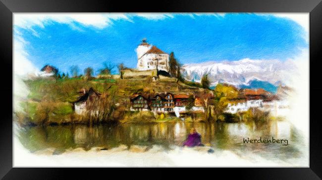 Werdenberg Panorama 1 Framed Print by DiFigiano Photography