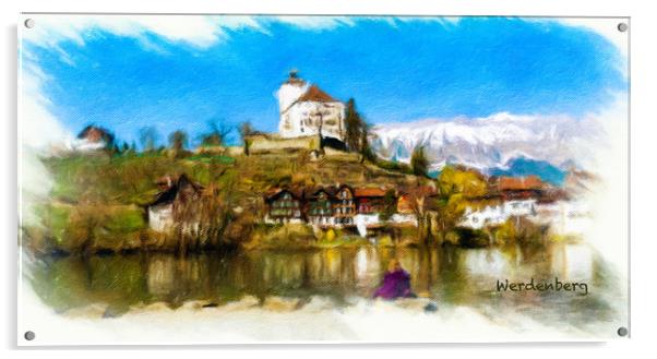 Werdenberg Panorama 1 Acrylic by DiFigiano Photography