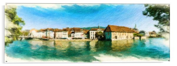 Solothurn Cityscape 2 Acrylic by DiFigiano Photography