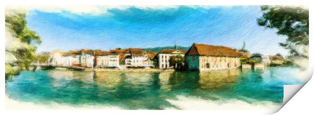 Solothurn Cityscape 2 Print by DiFigiano Photography