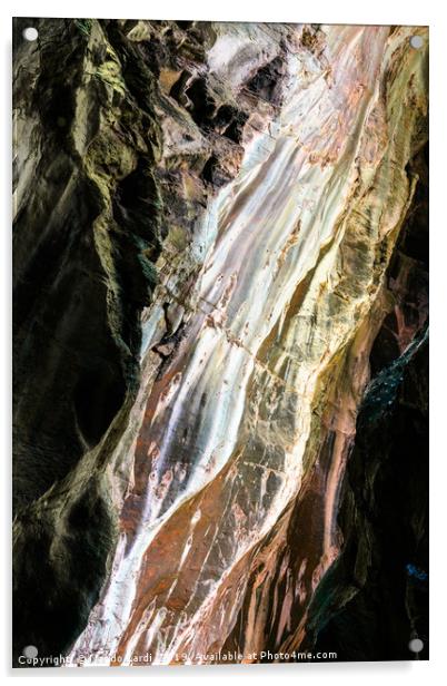 Tamina Gorge 2 Acrylic by DiFigiano Photography