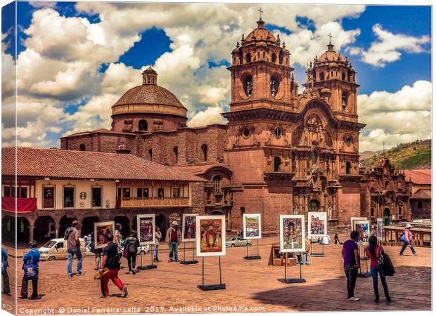 Plaza de Armas in Cusco Peru. Canvas Print by Daniel Ferreira-Leite