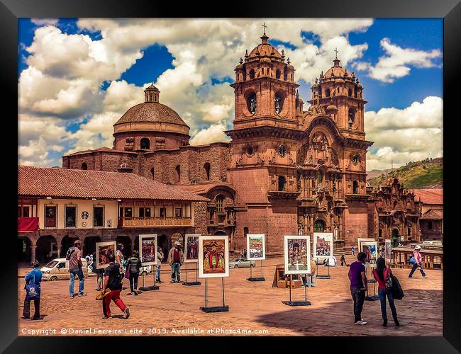 Plaza de Armas in Cusco Peru. Framed Print by Daniel Ferreira-Leite