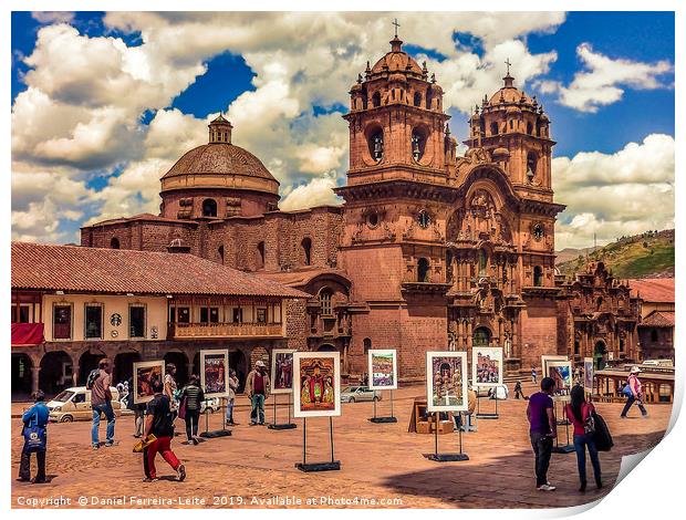 Plaza de Armas in Cusco Peru. Print by Daniel Ferreira-Leite