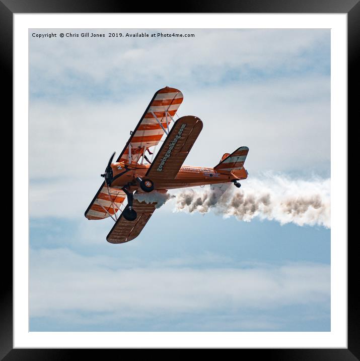 Wales National Airshow Display Framed Mounted Print by Chris Gill Jones