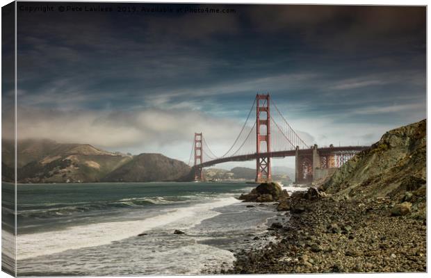 Golden Gate Bridge Canvas Print by Pete Lawless