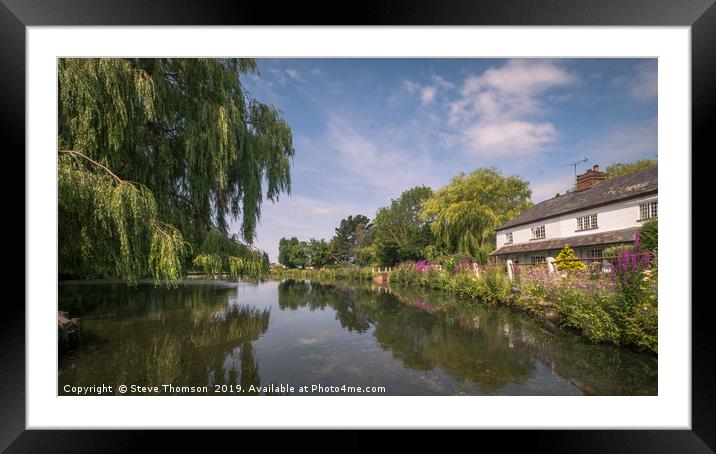 Village Pond - West Ashling Framed Mounted Print by Steve Thomson