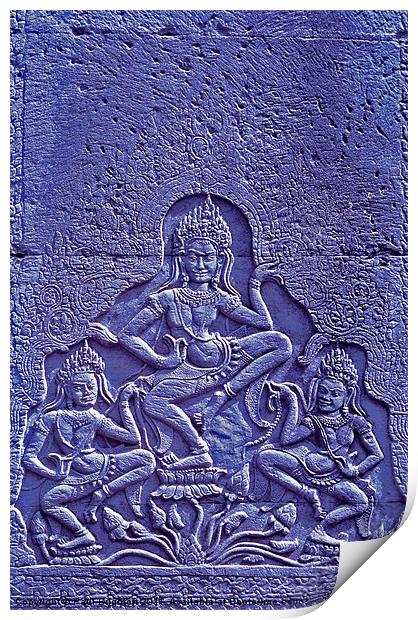 Khmer Art - Angkor Wat Print by Paul Brighton