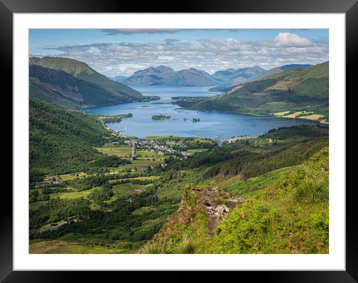 The path to the Pap of Glencoe Framed Mounted Print by George Robertson