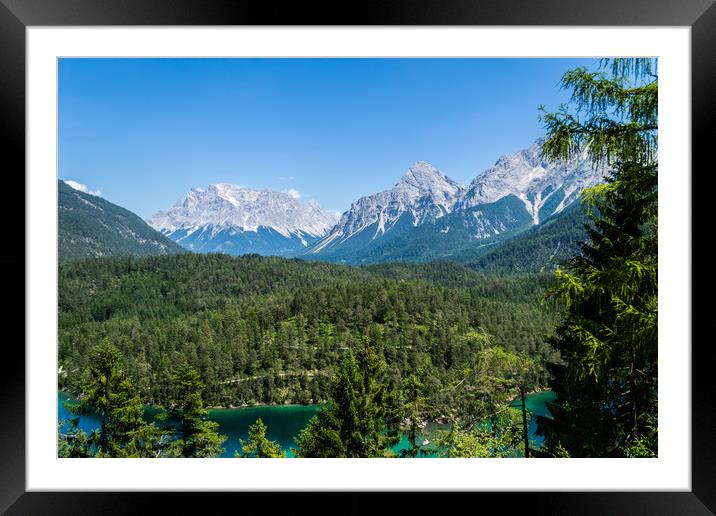 The Fern Pass Austria Framed Mounted Print by Steve Purnell