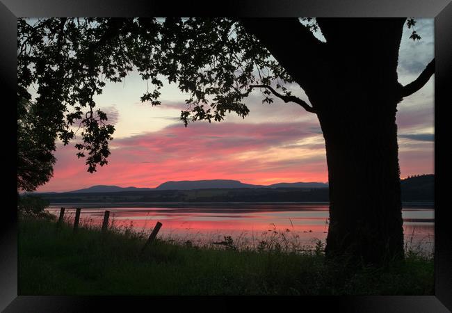 Beauly Firth Sunset Framed Print by Macrae Images
