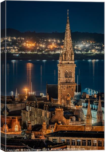 St Pauls Cathedral - Dundee Canvas Print by Craig Doogan