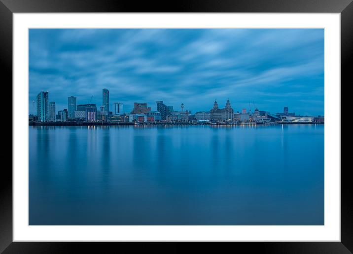 Pier Head Blues Framed Mounted Print by Jed Pearson