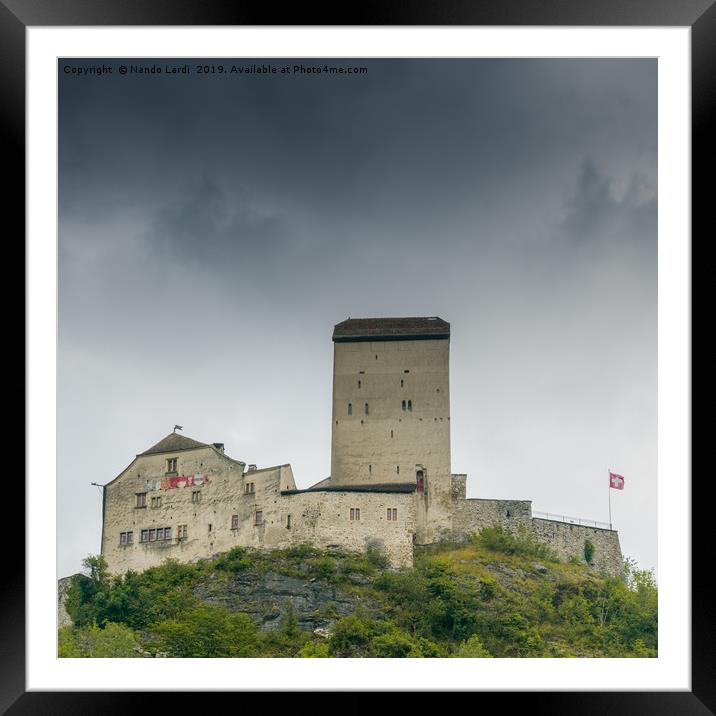 Sargans Castle Framed Mounted Print by DiFigiano Photography
