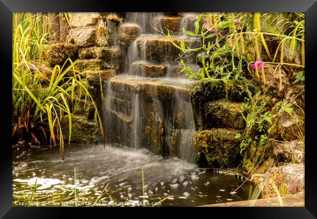 Ornamental Fountain Framed Print by Clive Wells