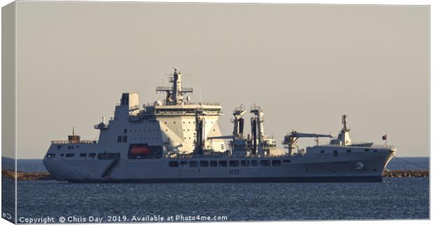 RFA Tideforce Canvas Print by Chris Day