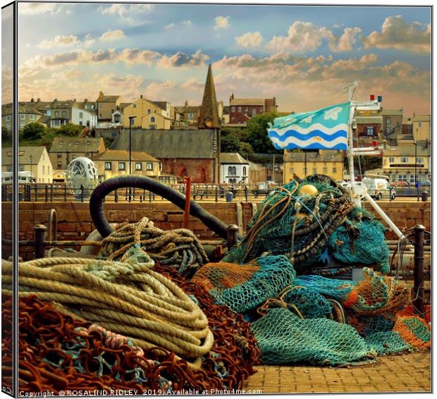 "This is Maryport" Canvas Print by ROS RIDLEY