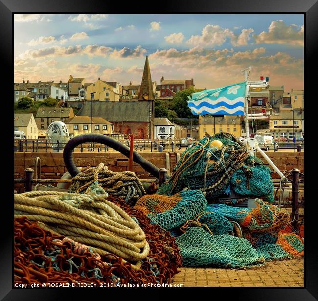 "This is Maryport" Framed Print by ROS RIDLEY