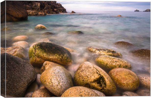 Giant Pebbles Canvas Print by Andrew Michael