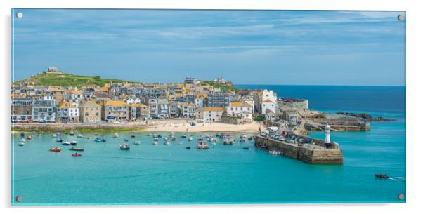 St Ives view Acrylic by Andrew Michael