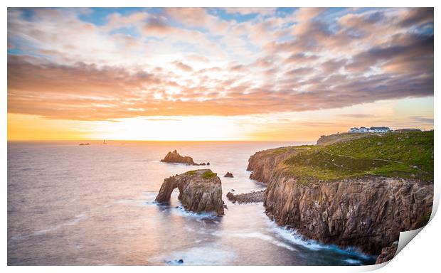 Sunset at Lands End Print by Andrew Michael