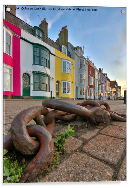 Weymouth, Dorset. Acrylic by Jason Connolly