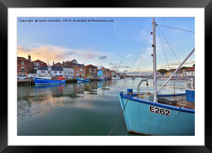 Weymouth Harbour Framed Mounted Print by Jason Connolly