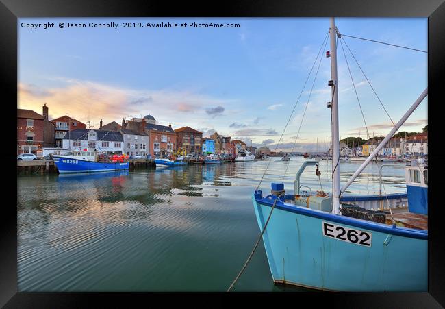 Weymouth Harbour Framed Print by Jason Connolly