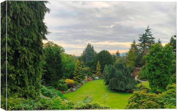 A beautiful view of Queen Elizabeth Park, Canvas Print by Ali asghar Mazinanian