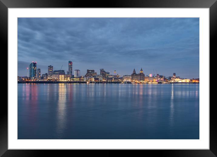 Reflecting the blues Framed Mounted Print by Jed Pearson