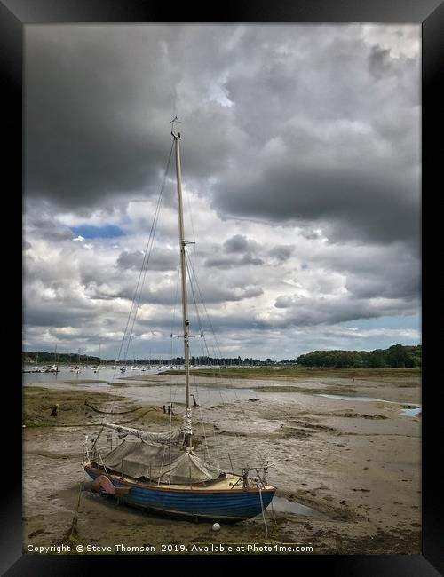 Low Tide - Itchenor Framed Print by Steve Thomson