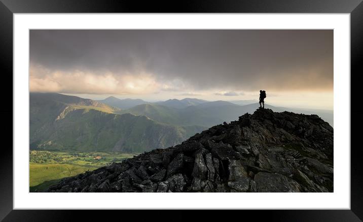 Elidir Fawr Framed Mounted Print by Kevin OBrian