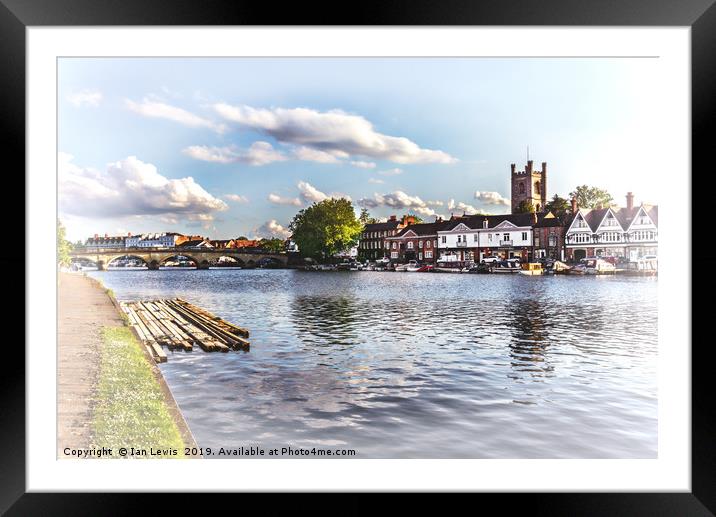 Preparing For The Royal Regatta Framed Mounted Print by Ian Lewis