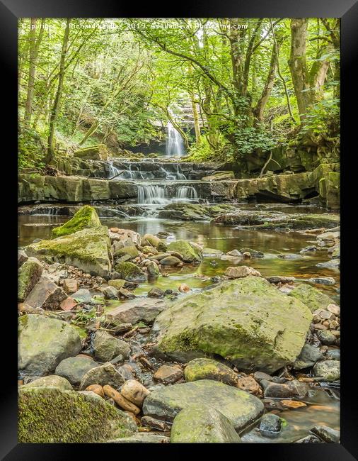 Bow Lee Beck and Summerhill Force, Teesdale Framed Print by Richard Laidler