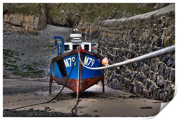 Stackpole Quay Print by Mark Robson
