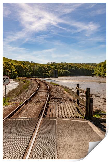 Terras Bridge Print by Jim Peters