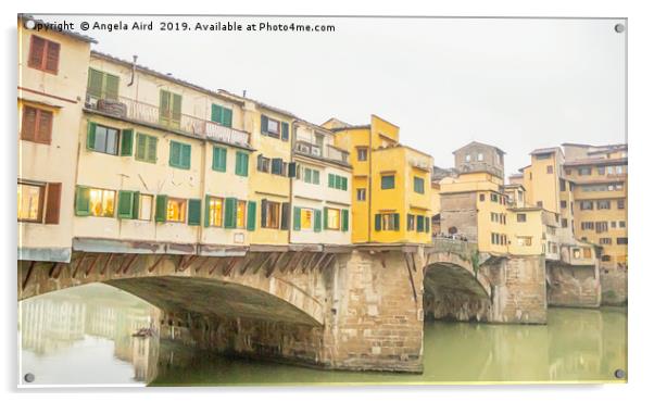 Ponte Vecchio. Acrylic by Angela Aird