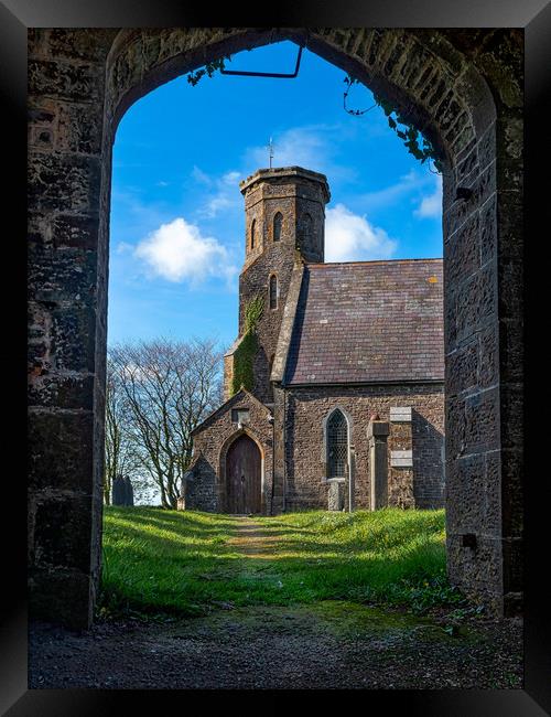 Holy Trinity, Llanybri, Pembrokeshire, Wales, UK Framed Print by Mark Llewellyn