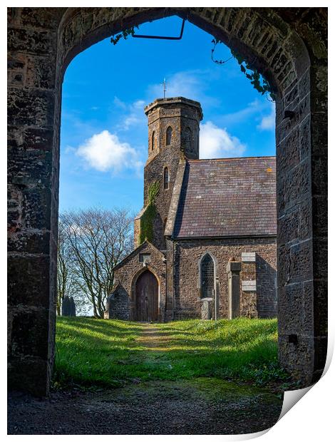 Holy Trinity, Llanybri, Pembrokeshire, Wales, UK Print by Mark Llewellyn