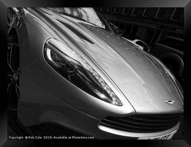 Aston Martin Sports Car Framed Print by Rob Cole