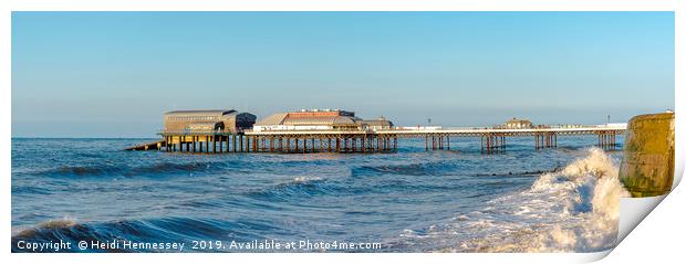The Majestic Cromer Pier Print by Heidi Hennessey