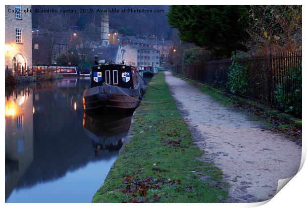 PATH CANAL Print by andrew saxton