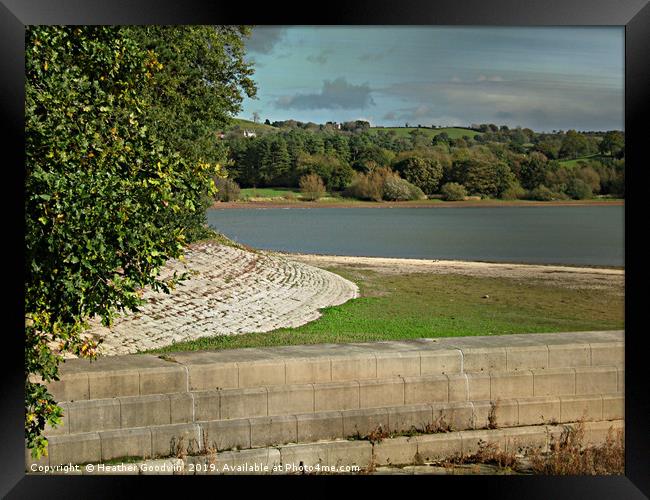Blagdon Lake Framed Print by Heather Goodwin