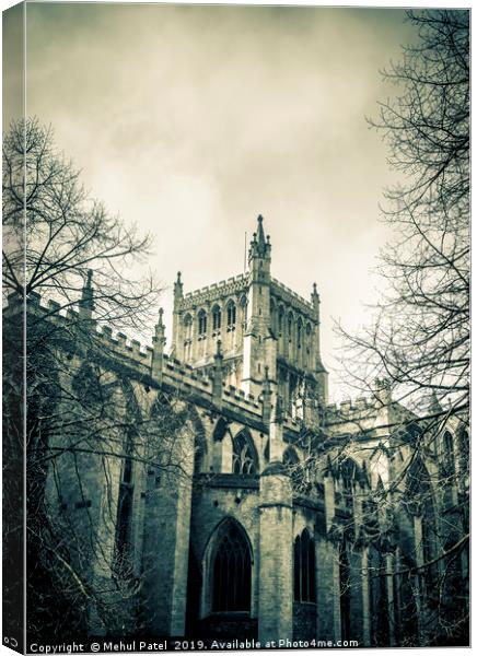 Bristol Cathedral Canvas Print by Mehul Patel