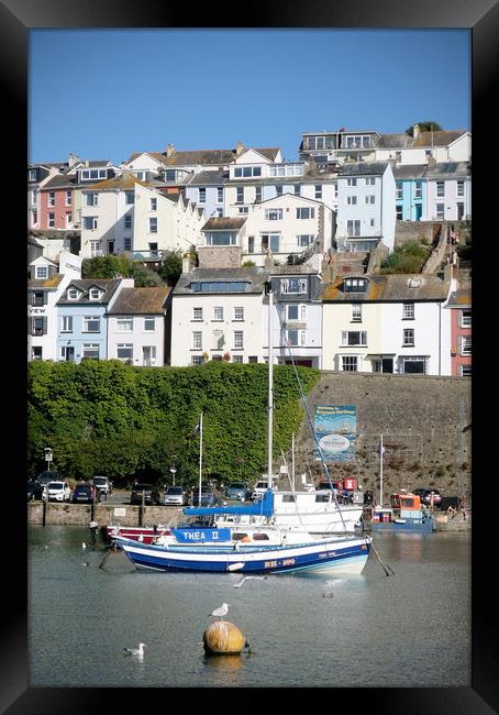 A Sunny Day in Brixham Framed Print by graham young