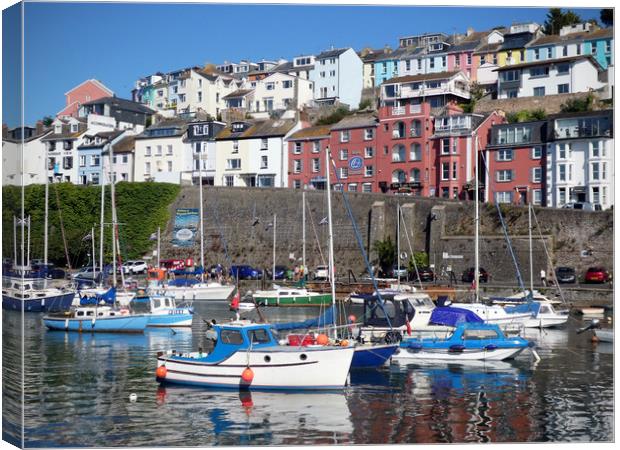 Brixham Harbour Canvas Print by graham young
