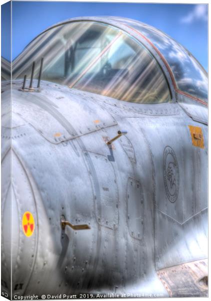 Mig-29 Fighter Jet Canvas Print by David Pyatt