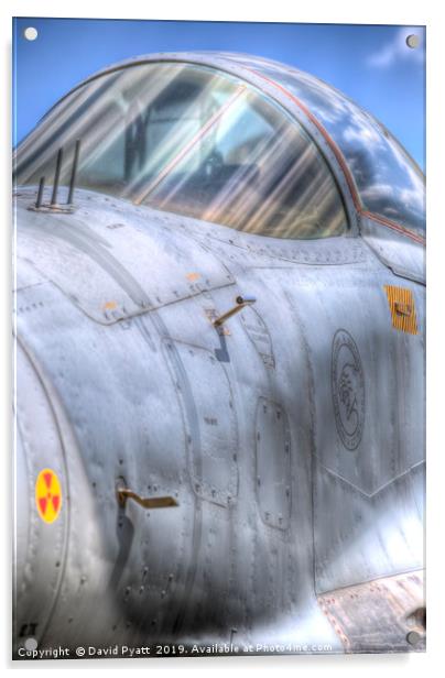 Mig-29 Fighter Jet Acrylic by David Pyatt