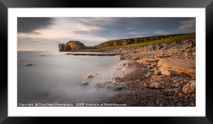 Target Rock  Framed Mounted Print by Tyne Tees Photography