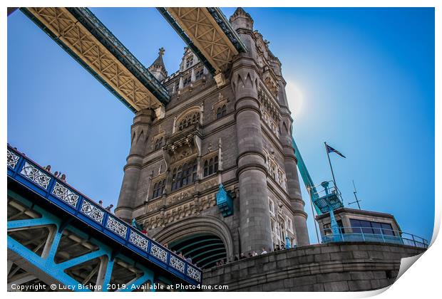 Tower Bridge, London Print by Lucy Bishop